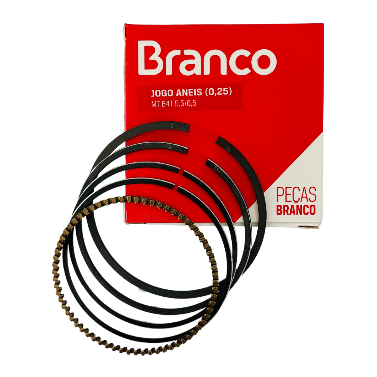 Jogo De Aneis 68mm P/ Motor B4T 5.5/6.5/6.5R Branco 19811031 Cor:Única;Tamanho:Único