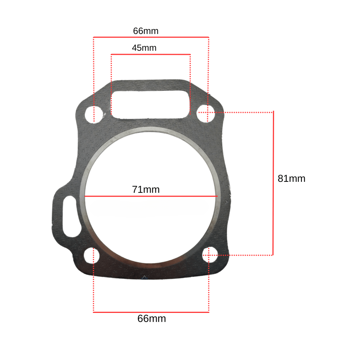 Junta Vedação do Cabeçote para Motor B4T 7.0hp - Branco Cor:Única;Tamanho:Único