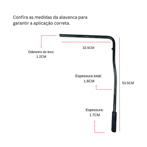 Alavanca Acionamento P/ Pulverizador Branco - 11501165