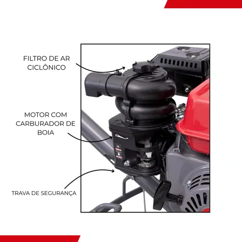 Alisadora de Concreto BA-900 Branco Original