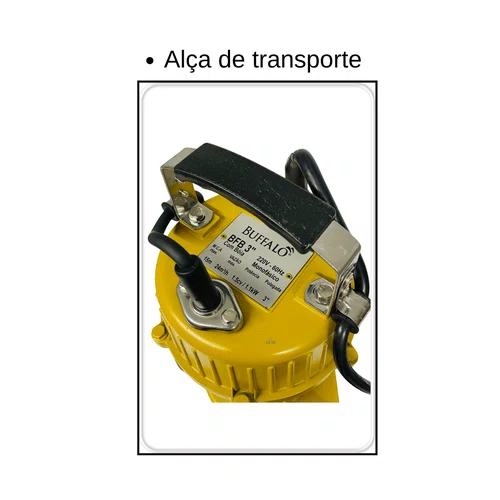 Bomba D'água Submersa 3 Polegadas Com Boia BFBB 3 Buffalo
