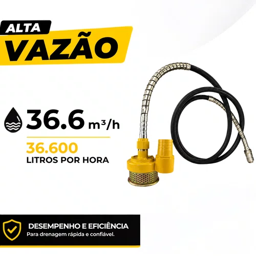 Bomba Submersa de Mangote 3 Polegadas Branco Original