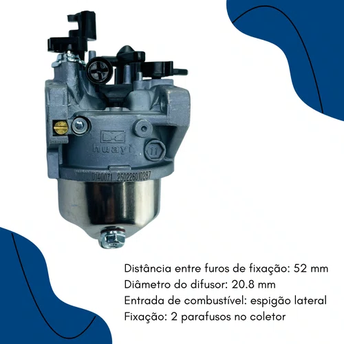 Carburador Completo para Motor B4T 8.5hp Branco Original