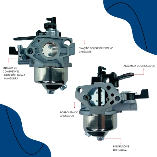 Carburador Completo para Motor B4T 8.5hp Branco Original