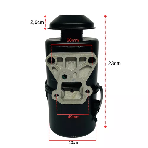 Conj. Filtro De Ar A Óleo Completo Motor BD 5.0/7.0 G2 Branco
