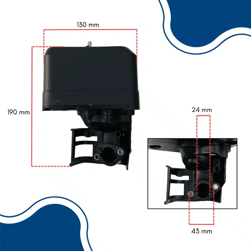 Conjunto Filtro de Ar para Motores 5.5/6.5/7.0 HP Buffalo