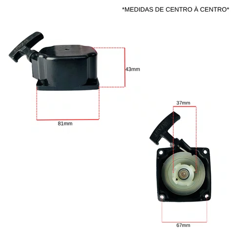 Conjunto Partida Retratil para Perfurador Solo MPS52 Menegotti