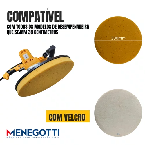 Disco de Esponja para Desempenadeira Elétrica Menegotti
