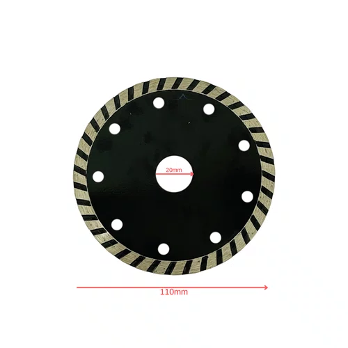Disco Diamantado Turbo 110x20mm para Cortes Marmores/Pedras