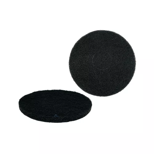 Disco de Enceradeira Preto 350mm para Limpeza Pesada Intensa