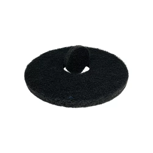 Disco de Enceradeira Preto 350mm para Limpeza Pesada Intensa