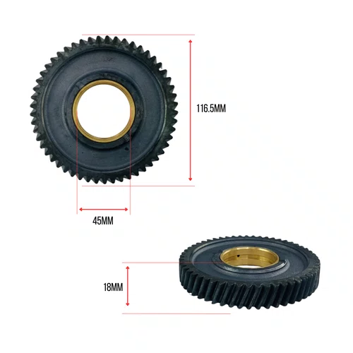 Engrenagem Intermediária para Motor BD e Gerador BIG Branco