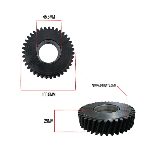 Engrenagem Loc para Motor BFDE 385/1800 RPM Buffalo Original