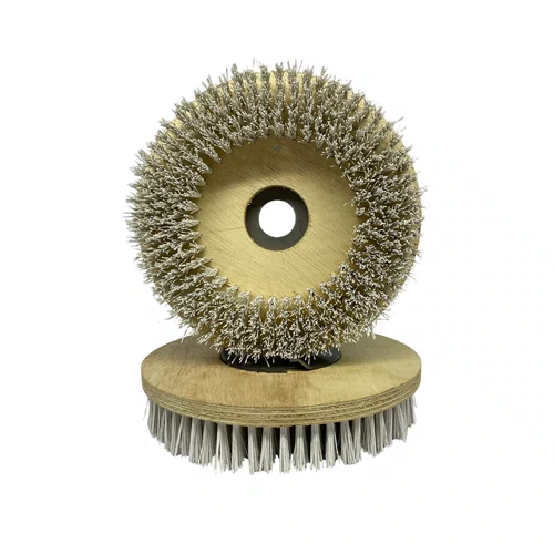 Escova de Nylon 300mm com Flange para Enceradeiras em Geral