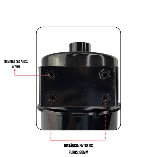 Filtro de Ar Completo 14002150 P/ Motor BD 30.0cv - Branco
