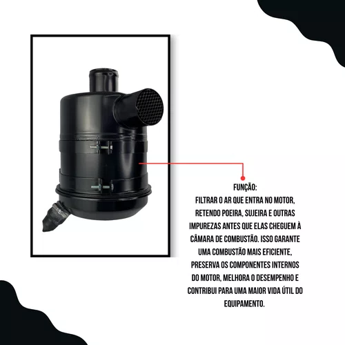 Filtro de Ar Completo 14002155 P/ Gerador Big BD 44.000 E3