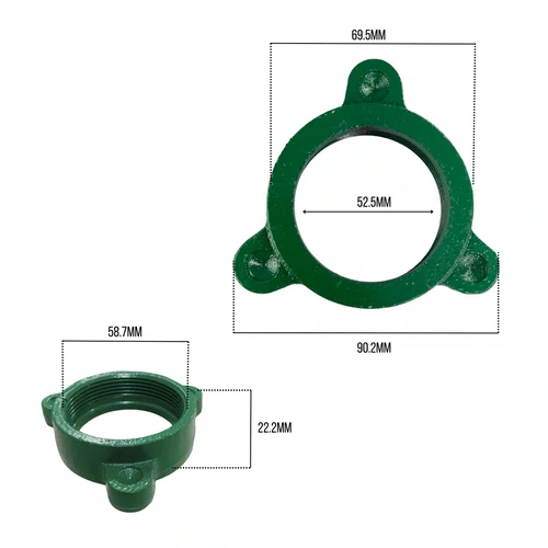 Flange Rosqueada Saída BSP 6133 P/ Motobomba BFG 2.1/2"X2"
