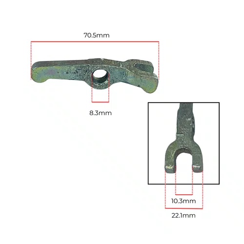 Garfo Acionamento Para Microtator BFDE 130 Buffalo 11486