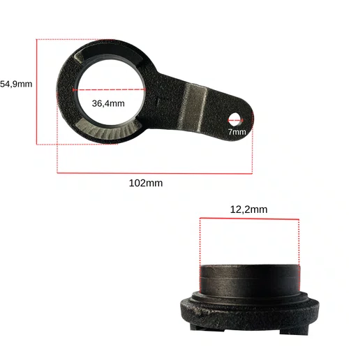 Garfo da Embreagem para Microtrator BFDE130 Buffalo Original