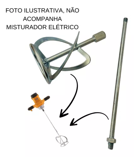 Pá Completa M14 para Misturador de Argamassa Dexter Makita