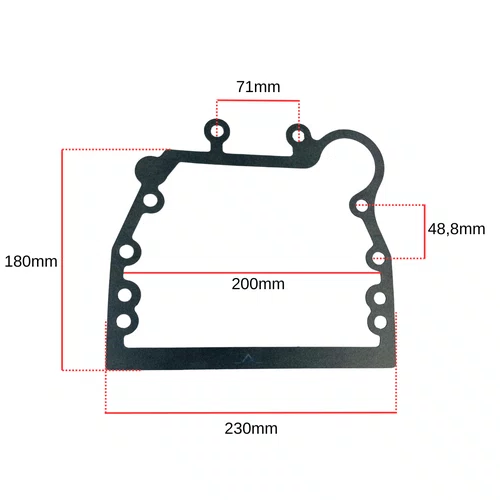 Junta Carcaça do Volante 13151060 P/ Motor BD 30.0 - Branco
