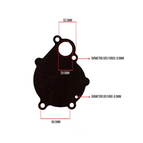 Junta da Bomba Água 13151100 P/ Motor Diesel 30.0cv - Branco