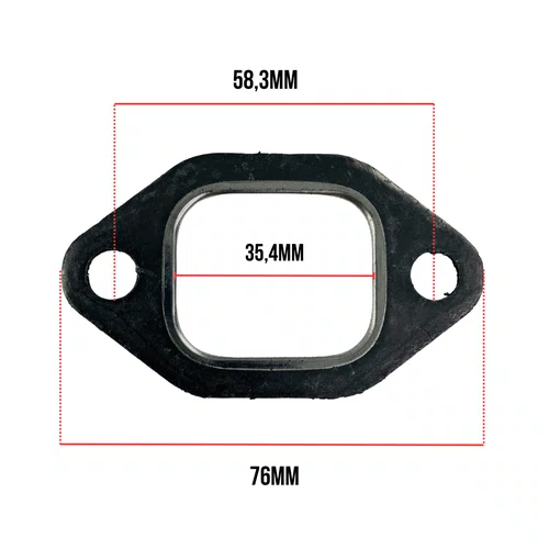 Junta do Coletor de Escape 13151113 Para Motor Bd 30.0cv
