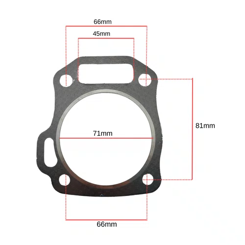 Junta Vedação do Cabeçote para Motor B4T 7.0hp - Branco Cor:Única;Tamanho:Único
