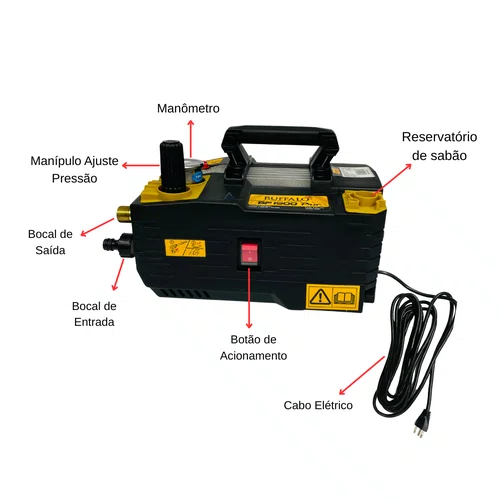 Lavadora BF 1900 Pro 220V Elétrico Monofásico Buffalo 80356