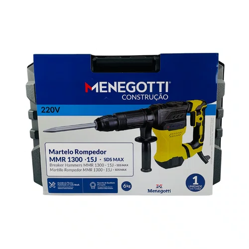 Martelete Rompedor MMR1300 15j-6KG Menegotti Original