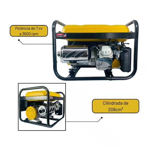 Motogerador BFG 3100 a Gasolina 4T / 7CV Buffalo Original
