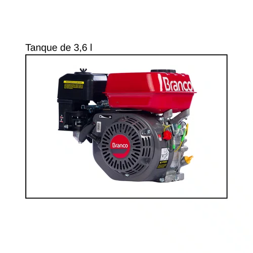 Motor Partida Manual sem Alerta de Óleo B4T 7.0H Branco