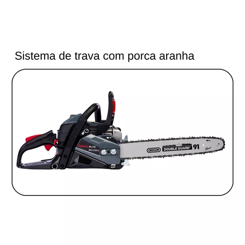 Motosserra Sabre 16 Branco Elite Á Gasolina Bm-220 38,5cc