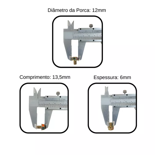 Parafuso M6X1X8mm ZN AM  00530
