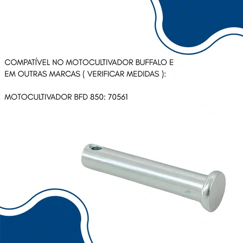 Pino Trava das Enxadas para Motocultivador BFD 850 Buffalo