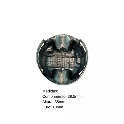 Pistão do Motor a Gasolina para Motosserra BMT 38/38A Branco