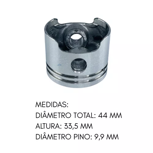 Pistão Standard para Roçadeira BR 52A - Branco Original