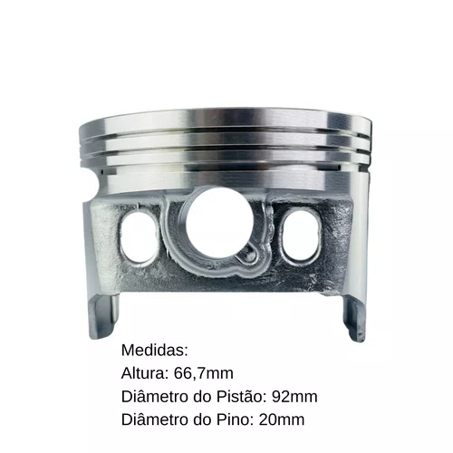 Pistão STD para Motor B4T16.5hp/Gerador MG-Branco Original
