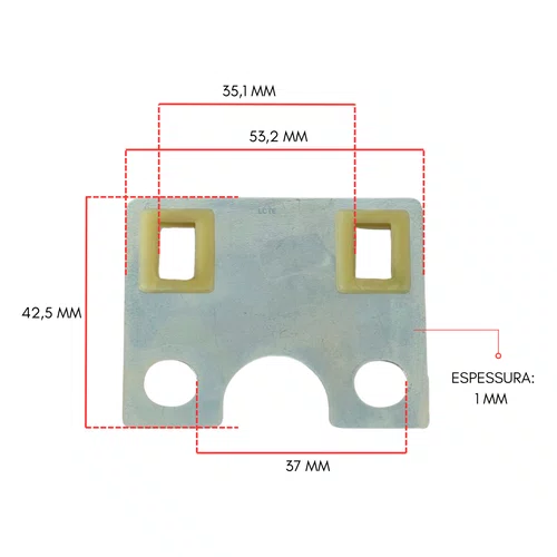 Placa Guia Vareta Motor B4T 8.5/13.0/15.0hp Branco 19200313
