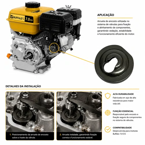 Prato Mola Admissão Para Motor BFG 5.5cv Buffalo - 473