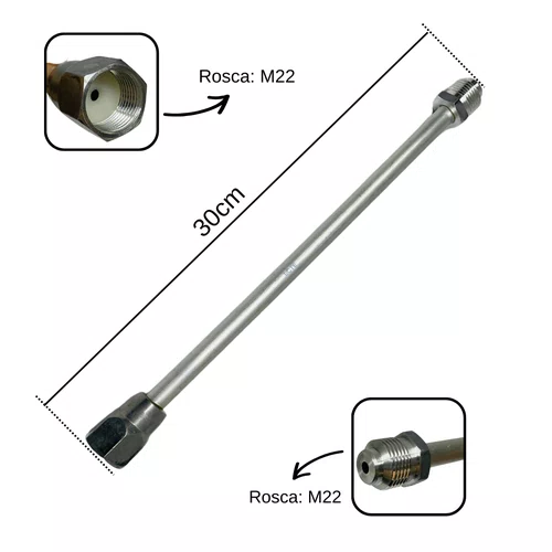 Extensor Prolongador Da Pistola P/ Máquinas Pintura Airless