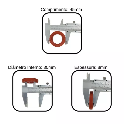 Retentor Vedação Eixo para Motor BD 5.0/7.0hp Branco Original