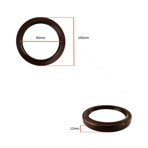 Retentor 80X100X12 para Motor BFDE385-1800/3000RPM Buffalo