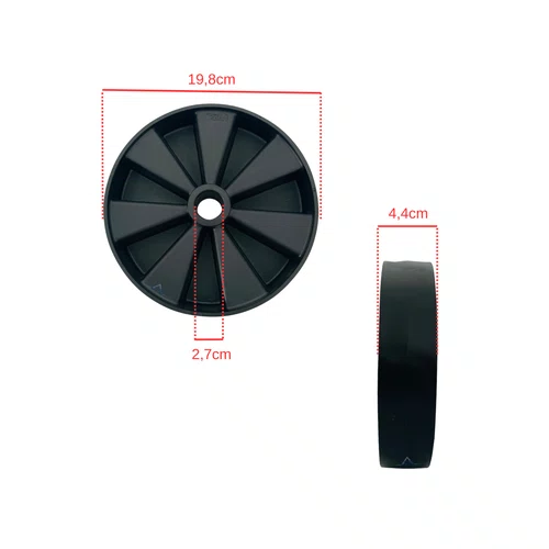 Roda Plastica para Betoneira 120L 150L e 200L CSM 20009940