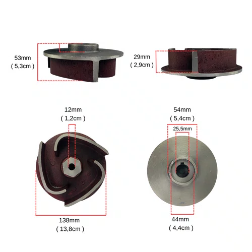Rotor para Motobomba BFG 4" Autoescorvante - Buffalo Orignal