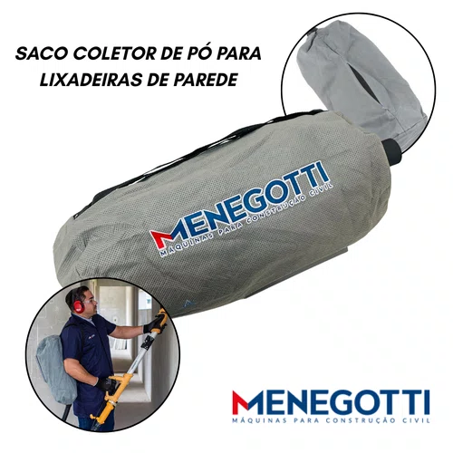 Saco Coletor De Po Para Lixadeira de Parede e Teto Menegotti