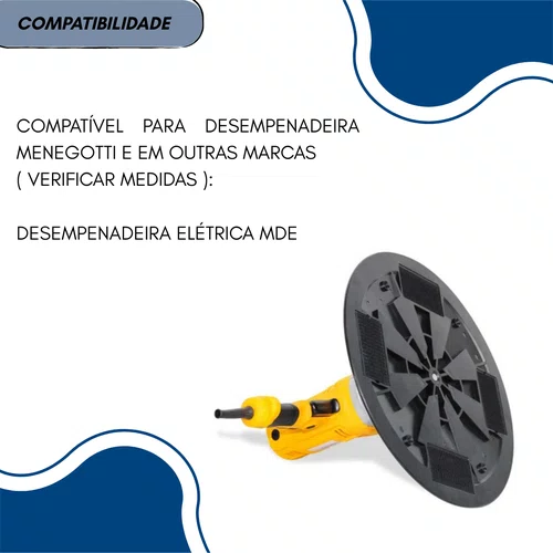 Suporte de Fixação para Desempenadeira Elétrica MDE Menegotti