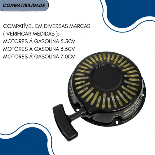 Partida Retrátil Completa para Motor 5.5/6.5/7.0HP