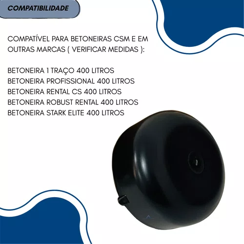 Tampa Superior de Vedação para Betoneira 400 L CSM