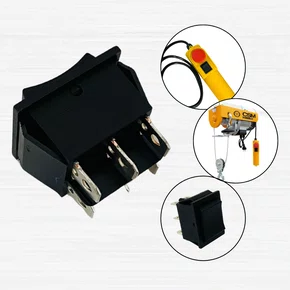 Botão TEC100 Subir/Descer para Botoeira de Guincho e Talha